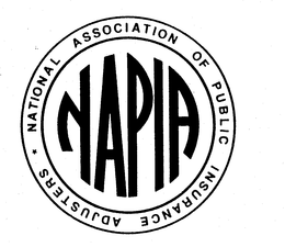 NAPIA NATIONAL ASSOCIATION OF PUBLIC INSURANCE ADJUSTERS trademark