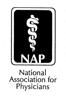 NAP NATIONAL ASSOCIATION FOR PHYSICIANS trademark