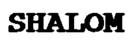 SHALOM trademark