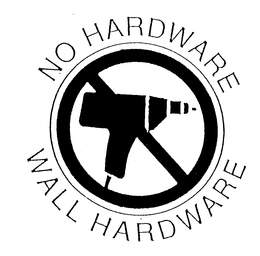 NO HARDWARE WALL HARDWARE trademark