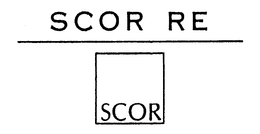 SCOR RE SCOR trademark