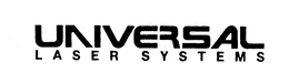 UNIVERSAL LASER SYSTEMS trademark