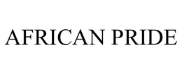 AFRICAN PRIDE trademark