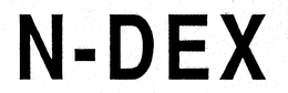 N-DEX trademark