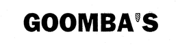 GOOMBA'S trademark