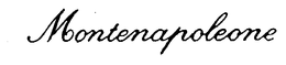 MONTENAPOLEONE trademark