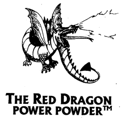 THE RED DRAGON POWER POWDER trademark
