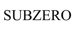 SUBZERO trademark