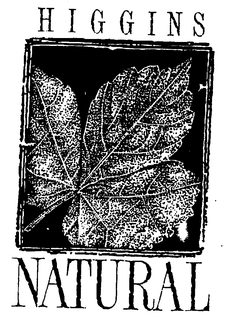 HIGGINS NATURAL trademark
