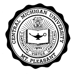 CENTRAL MICHIGAN UNIVERSITY MT. PLEASANT 1892 SAPIENTIA VIRTUS AMICITIA trademark