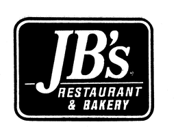JB'S RESTAURANT & BAKERY trademark
