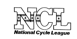 NCL NATIONAL CYCLE LEAGUE trademark