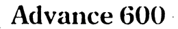 ADVANCE 600 trademark