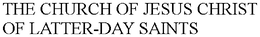 THE CHURCH OF JESUS CHRIST OF LATTER-DAY SAINTS trademark