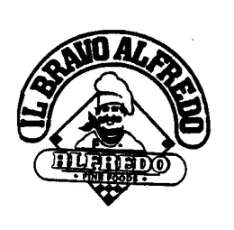 IL BRAVO ALFREDO ALFREDO FINE FOODS trademark