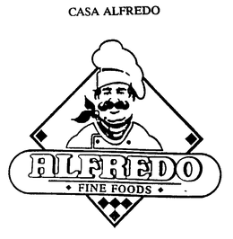 CASA ALFREDO ALFREDO FINE FOODS trademark