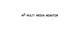 M3 MULTI MEDIA MONITOR trademark
