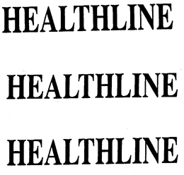 HEALTHLINE HEALTHLINE HEALTHLINE trademark