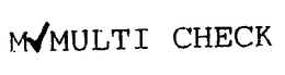 M/MULTI CHECK trademark