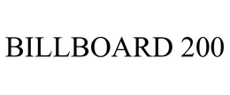 BILLBOARD 200 trademark