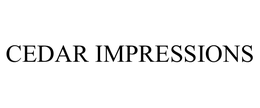 CEDAR IMPRESSIONS trademark
