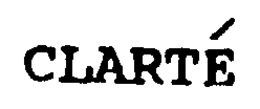 CLARTE trademark
