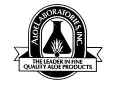 ALOE LABORATORIES, INC. THE LEADER IN FINE QUALITY ALOE PRODUCTS trademark