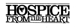 HOSPICE FROM THE HEART trademark