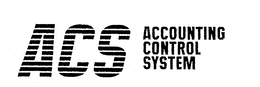 ACS ACCOUNTING CONTROL SYSTEM trademark