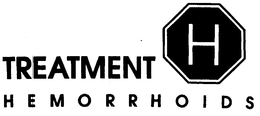 TREATMENT H HEMORRHOIDS trademark