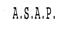 A.S.A.P. trademark