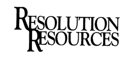 RESOLUTION RESOURCES trademark