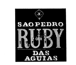 SAO PEDRO RUBY SUPERIOR RUBY PORTO DAS AGUIAS trademark