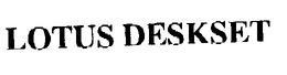 LOTUS DESKSET trademark