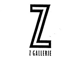 Z Z GALLERIE trademark