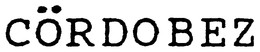CORDOBEZ trademark