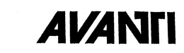 AVANTI trademark