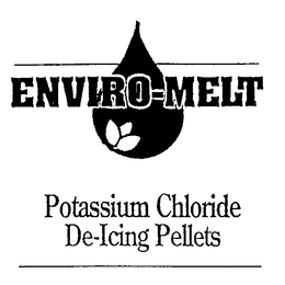 ENVIRO-MELT POTASSIUM CHLORIDE DE-ICING PELLETS trademark