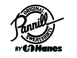PANNILL ORIGINAL SWEATSHIRTS BY H HANES trademark