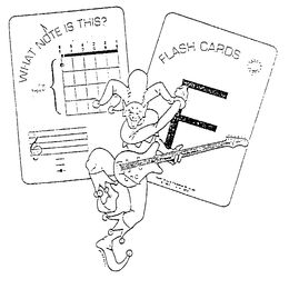 WHAT NOTE IS THIS? FLASH CARDS F FIRST REGISTER trademark