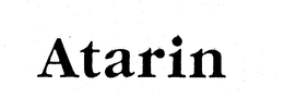 ATARIN trademark