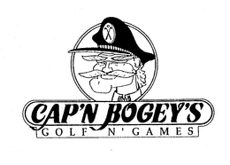 CAP'N BOGEY'S GOLF N' GAMES trademark