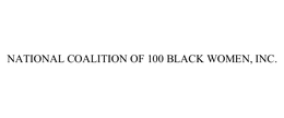 NATIONAL COALITION OF 100 BLACK WOMEN, INC. trademark