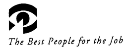 THE BEST PEOPLE FOR THE JOB trademark