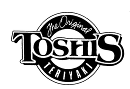 THE ORIGINAL TOSHI'S TERIYAKI trademark