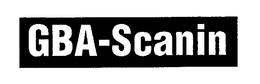 GBA-SCANIN trademark