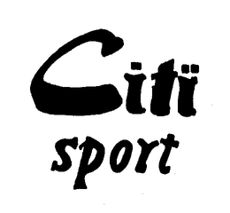 CITI SPORT trademark