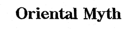 ORIENTAL MYTH trademark
