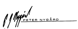 PJ NYGARD PETER NYGARD trademark