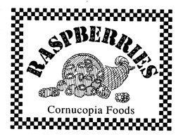RASPBERRIES CORNUCOPIA FOODS trademark